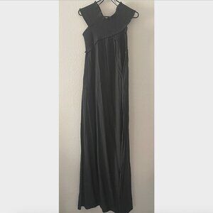 Flawless Dark Green Maxi Long Sleveless Dress